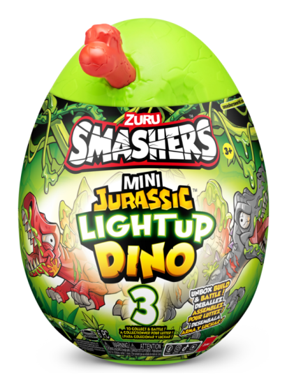 Smashers Jurassic Mini Light Up Dino Assorted