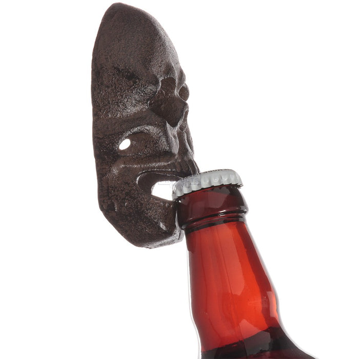 Wall Mounted Skull Head Bottle Opener