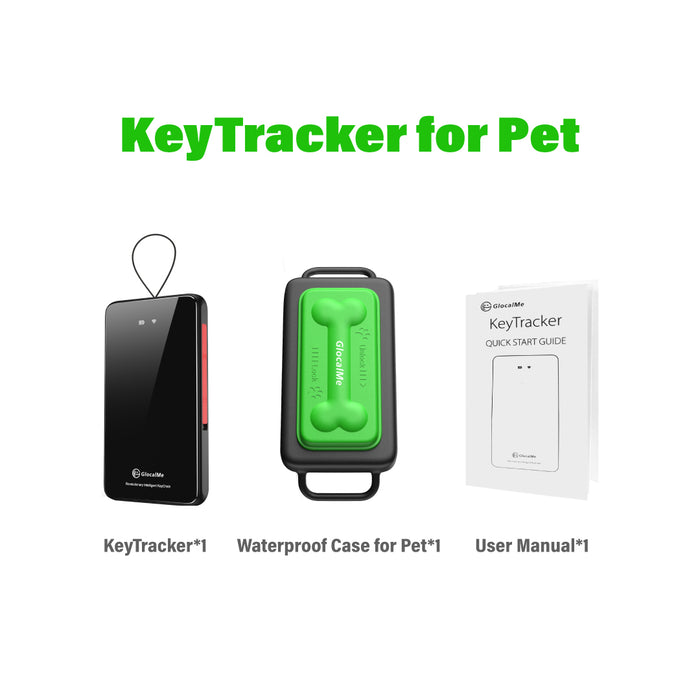 GlocalMe GPS Key/Pet Tracker (1 month Free Location Service)