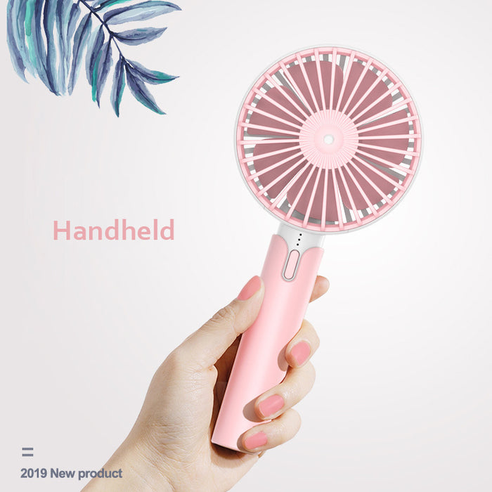 Handheld Rechargeable Portable Fan - Pink