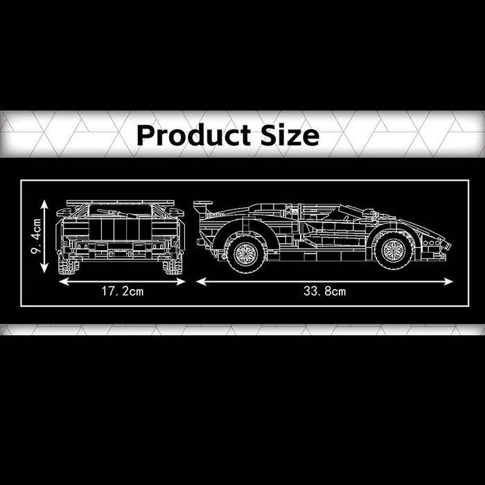 Building Block Sets Sports Car 1495/pcs