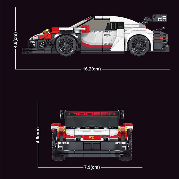 Building Block Sets Sports Car 389/pcs with Showcase