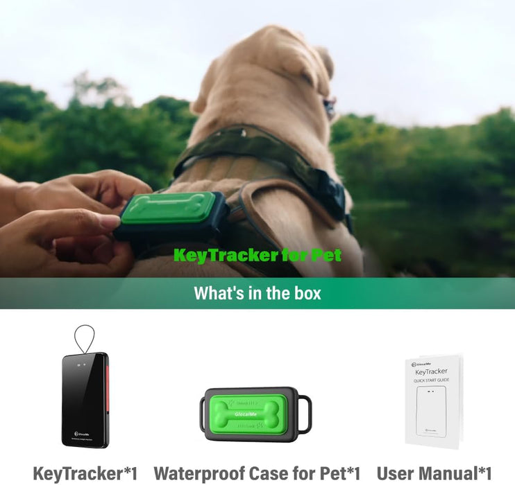 GlocalMe GPS Key/Pet Tracker (1 month Free Location Service)