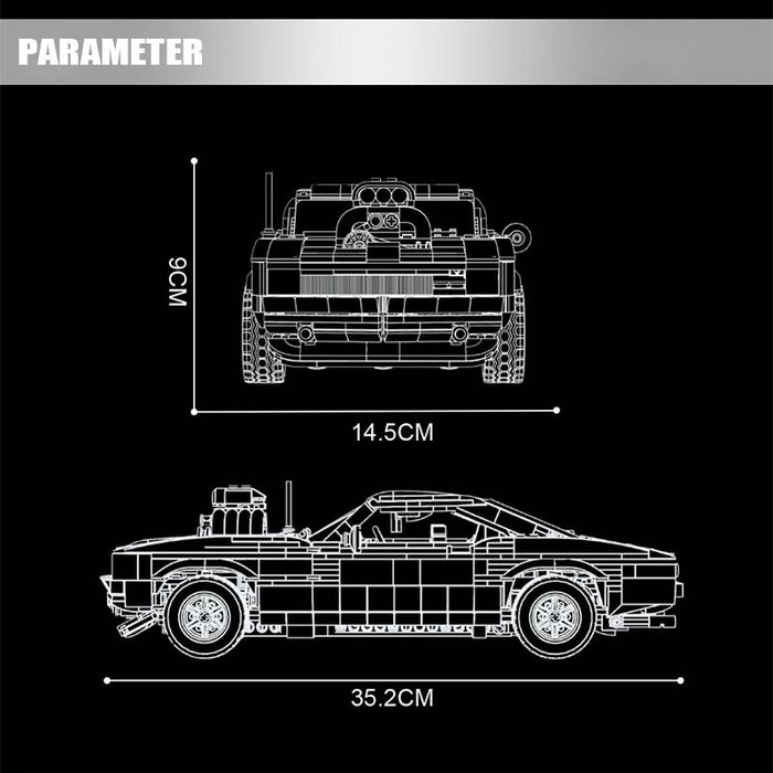 Building Block Sets Sports Car 1439/pcs