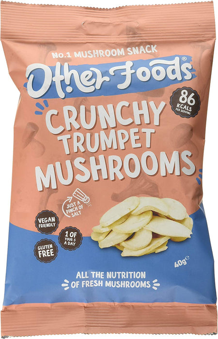 Crunchy Trumpet Mushroom Chips 40g