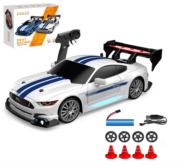 1:24 Remote Control Drift Sports Car White