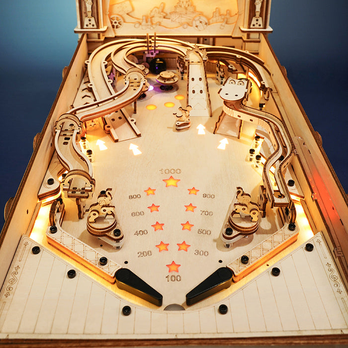 ROKR 3D Pinball Machine 3D Wooden Puzzle