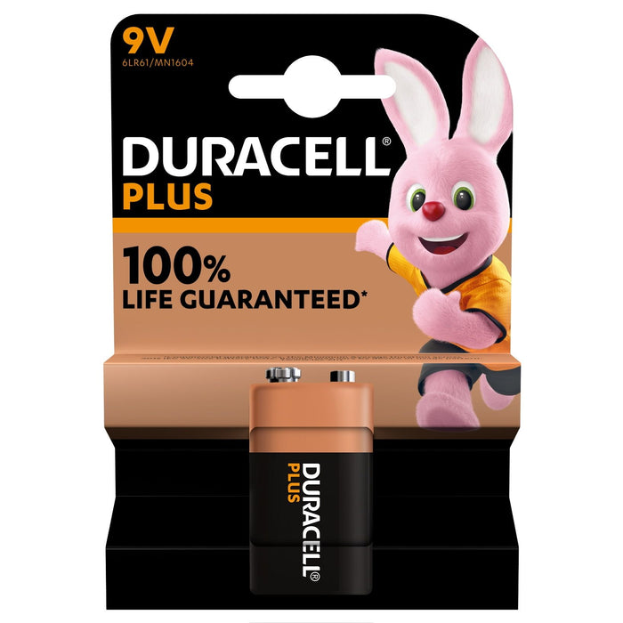 Duracell Plus 100% 9V 1PK