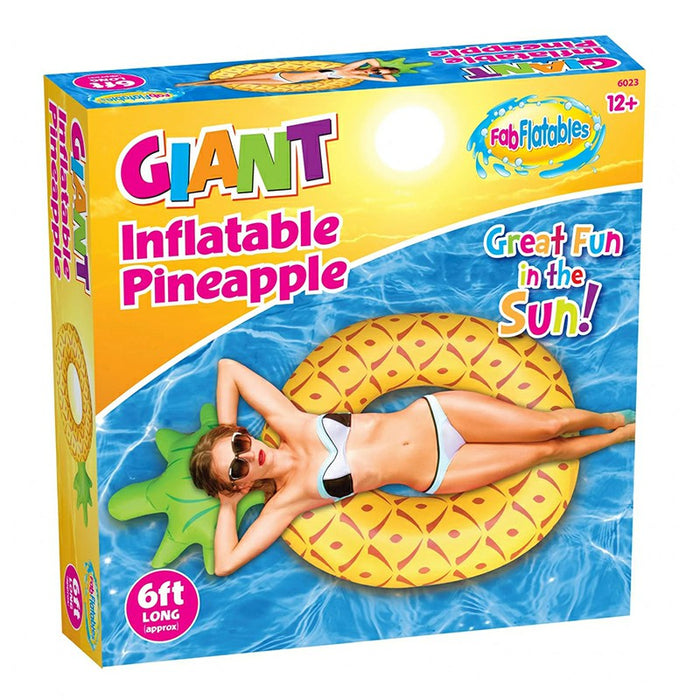 Giant Inflatable Lounge Raft - Pineapple