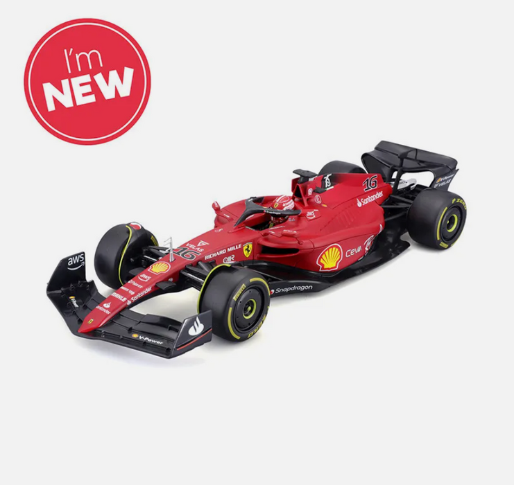 1:18 Ferrari F1-75 Leclerc with Helmet