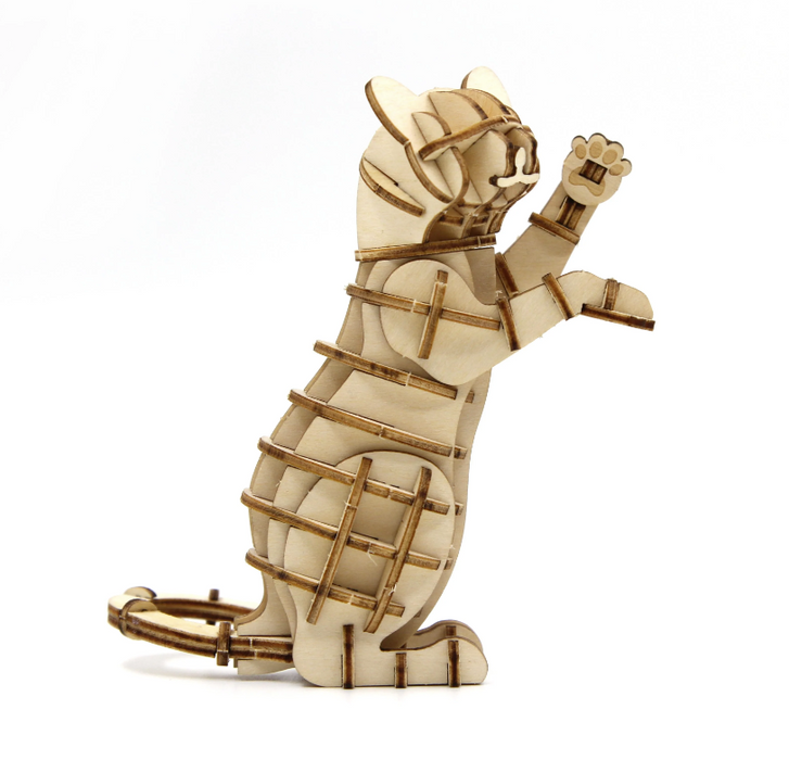 Standing Cat Wooden Puzzle by JIGZLE