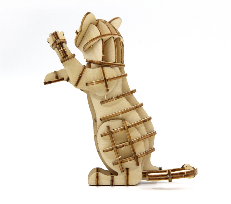 Standing Cat Wooden Puzzle by JIGZLE