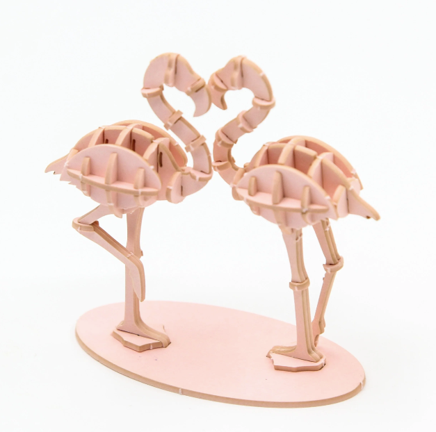 Flamingo Paper Puzzle by JIGZLE