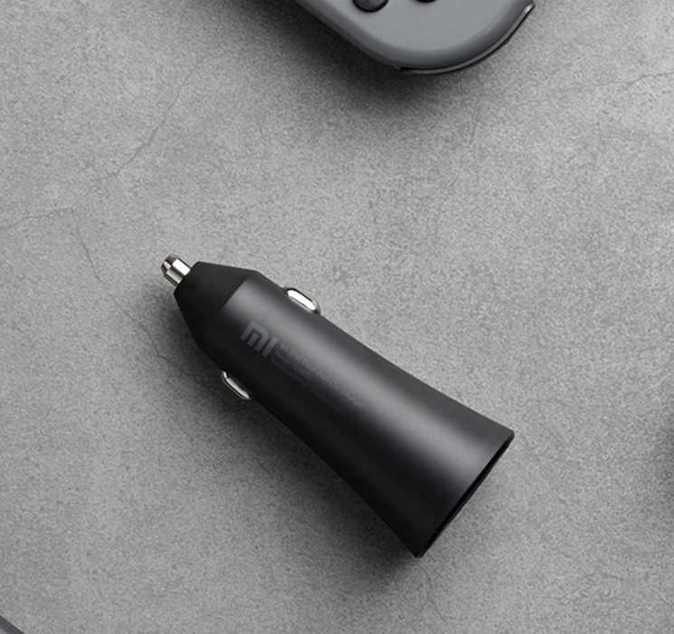 XiaoMi 37W Dual-Port Car Charger Black Standard