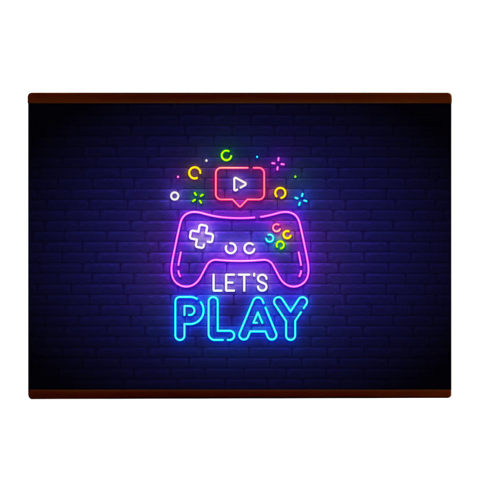 A4 Personalite - Light Box Room Sign XL Lets Play