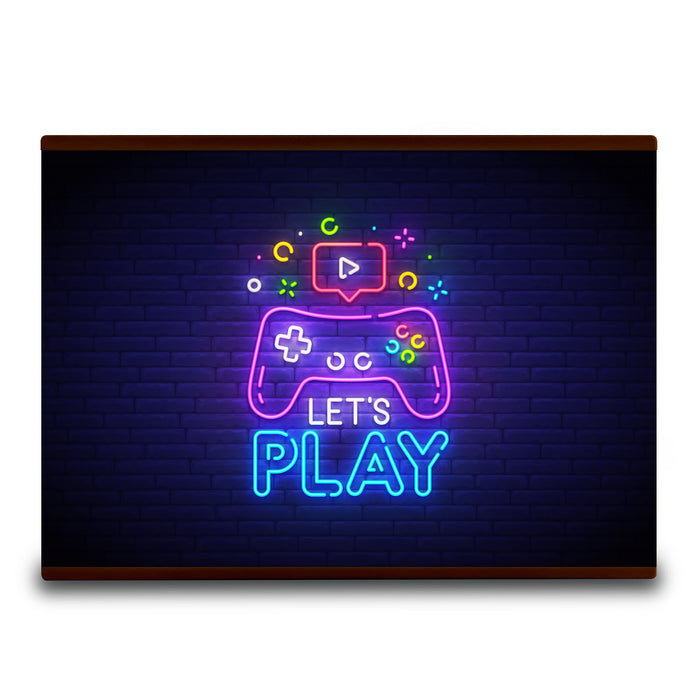 A4 Personalite - Light Box Room Sign XL Lets Play