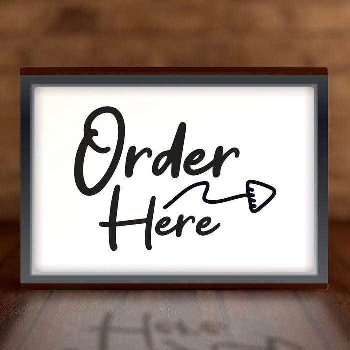 A4 Personalite - Light Box Room Sign XL Order Here
