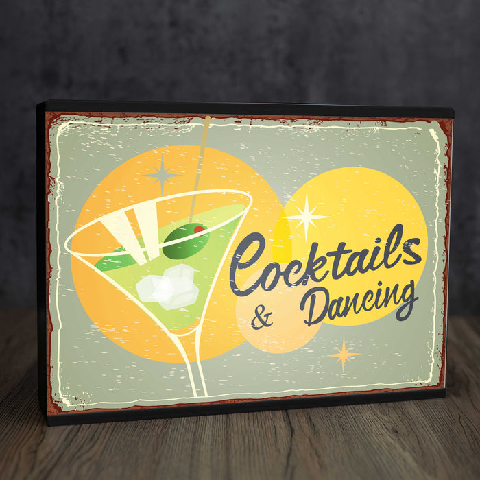 A4 Personalite - Light Box Room Sign XL Cocktails