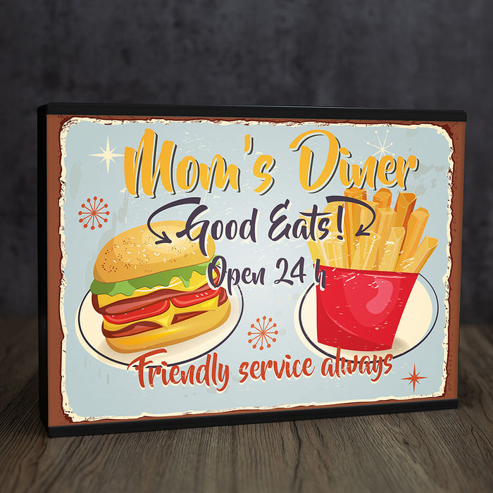 A4 Personalite - Light Box Room Sign XL Diner
