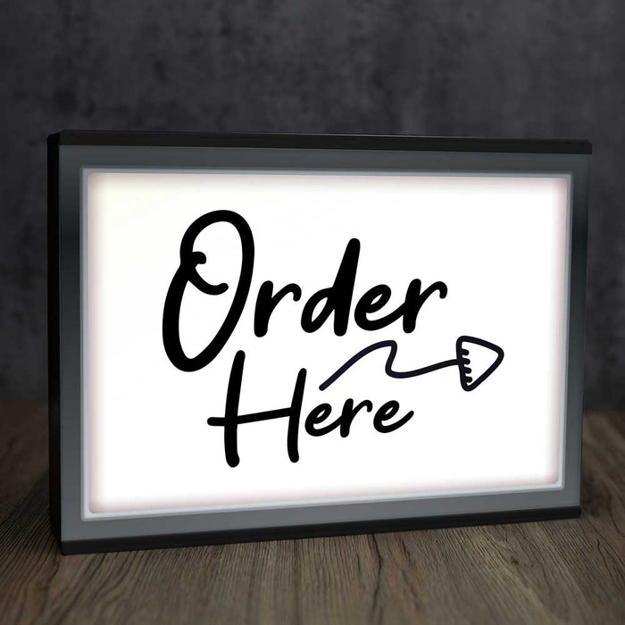 A4 Personalite - Light Box Room Sign XL Order Here