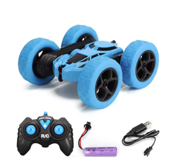 JJRC Remote Control Stunt Car with Light Blue