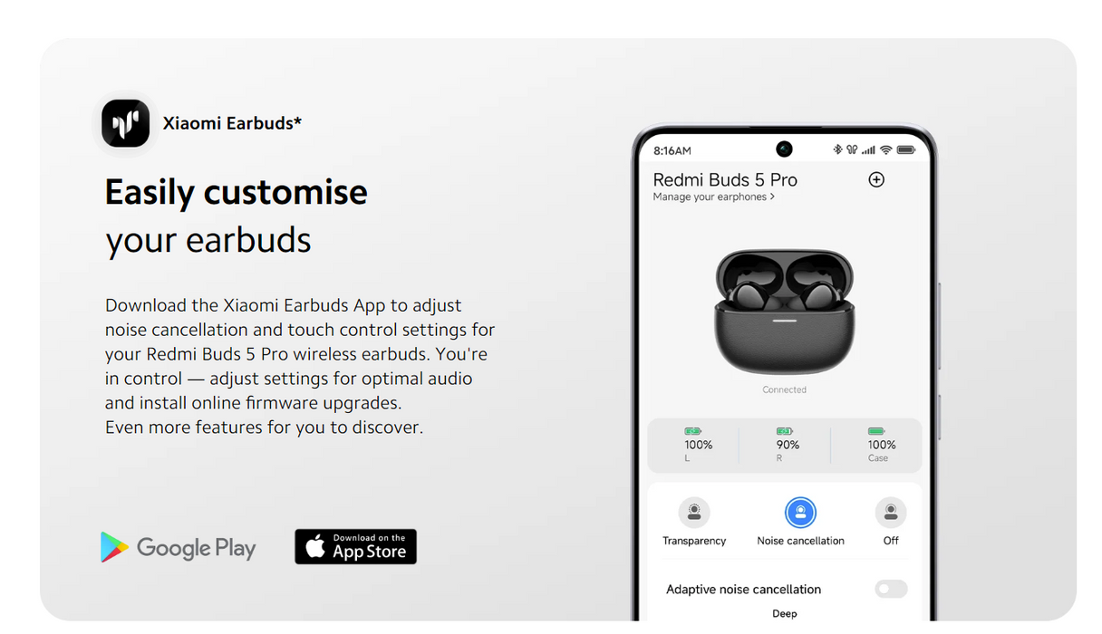 Redmi Buds Pro Aurora Purple — GOGO GADGET - Main Image