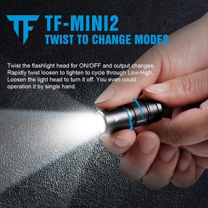 Mini Rechargeable Waterproof Torch 250 Lumens