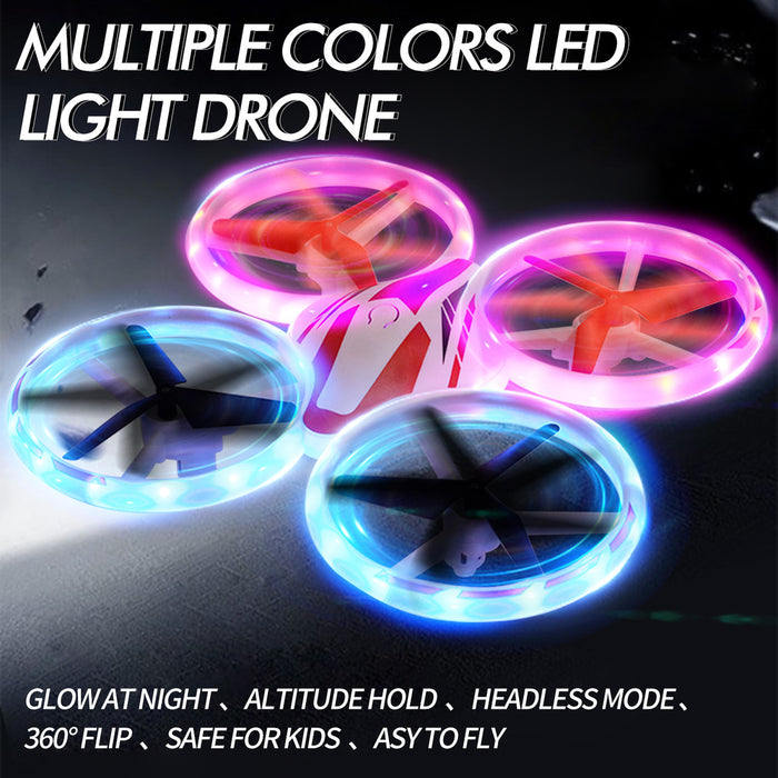 Stunt Flips RC Drone With LED Night Light