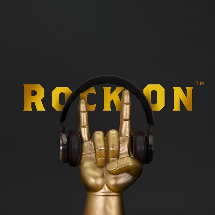 Rock on - headphone stand