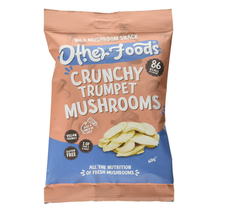 Crunchy Trumpet Mushroom Chips 40g