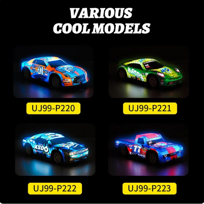 1:22 4CH R/C car with light color Assorted