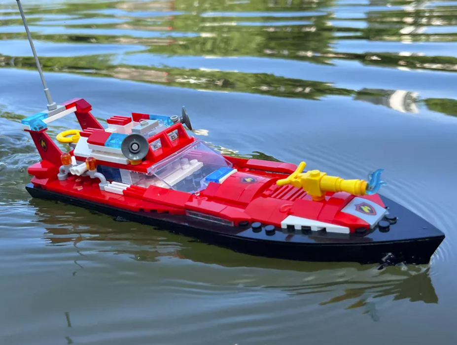 FLYTEC Fire Rescue RC Boat DIY Set GOGO GADGET