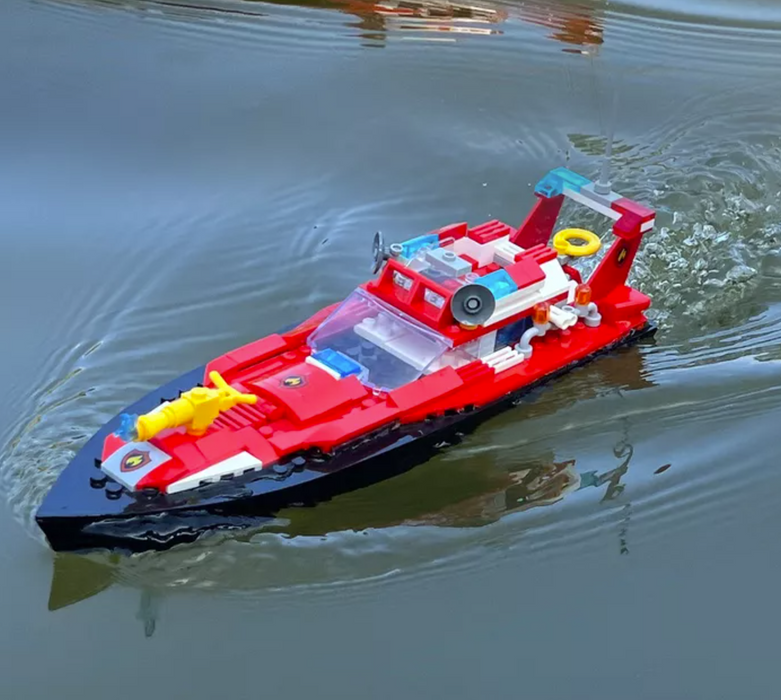 FLYTEC Fire Rescue RC Boat DIY Set