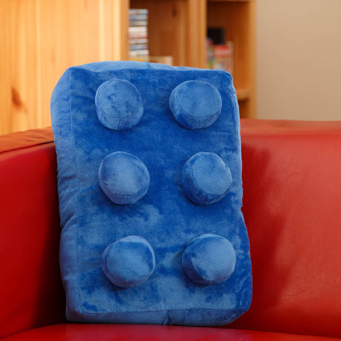 Brick Cushion Blue