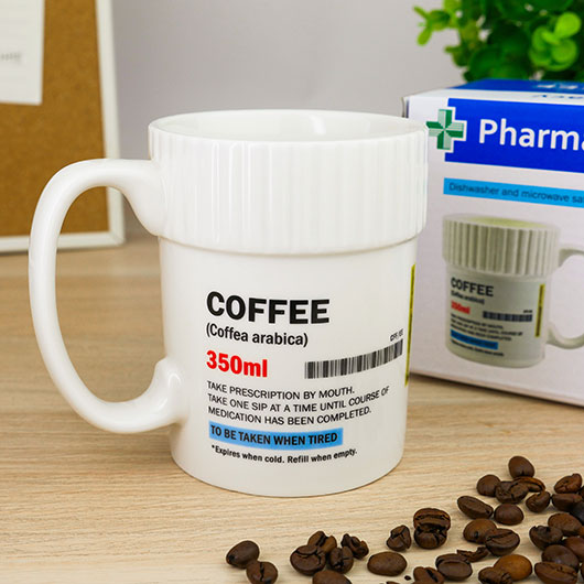 Coffee Pill Pot Mug