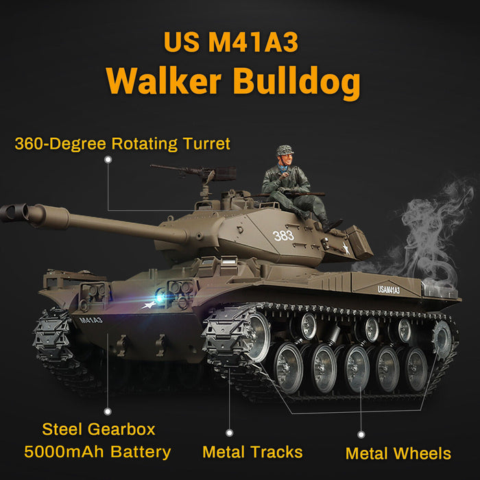 US Bulldog Light Tank 1:16
