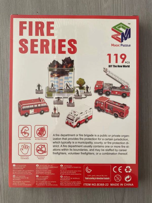 Fire Series 119pcs - 3D puzzle