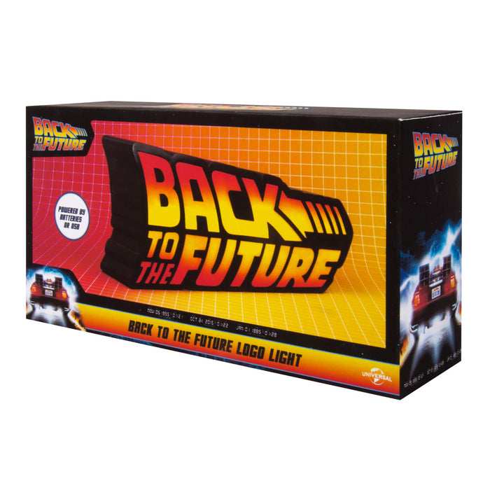 Back to the Future Logo Light