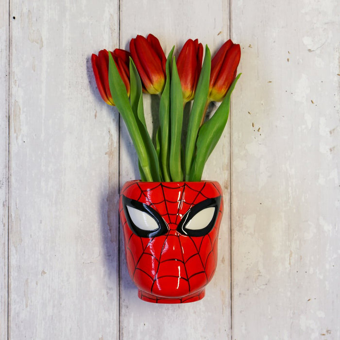 Marvel Shaped Wall Vase - Spiderman