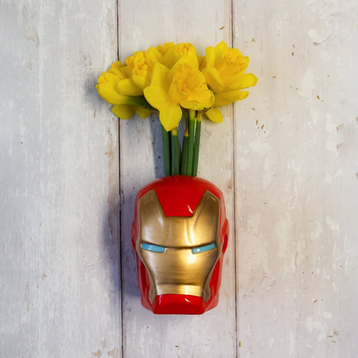 Marvel Shaped Wall Vase - Iron Man