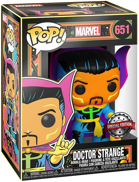 Marvel Black Light Dr. Strange Pop!