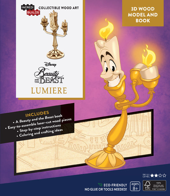 Disney Beauty and the Beast 3D Wood Mode