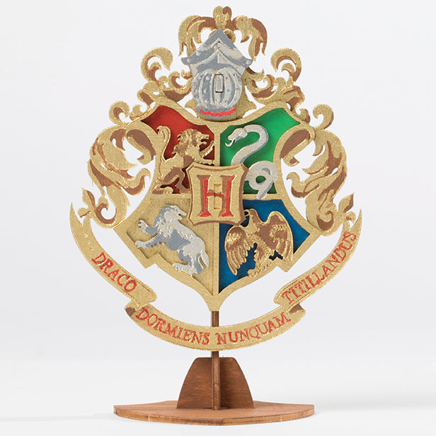 HarryPotter Hogwarts Crest 3D Wood Model