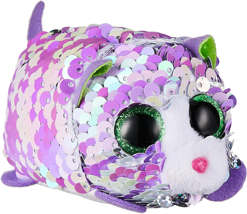Lilac Cat Flippable Teeny TY