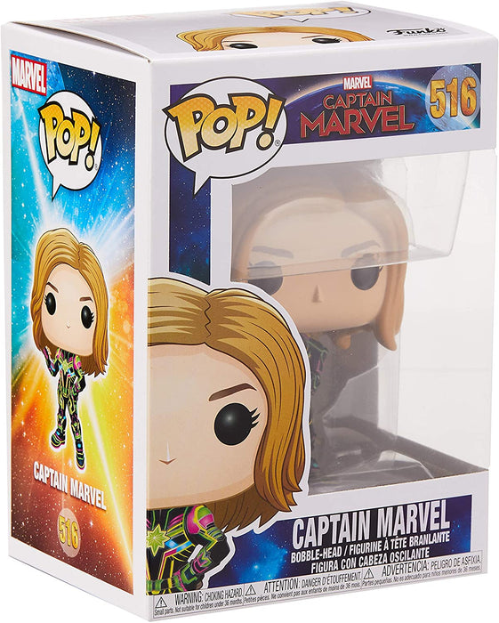Marvel Captain Marvel w/Neon Suit Pop!
