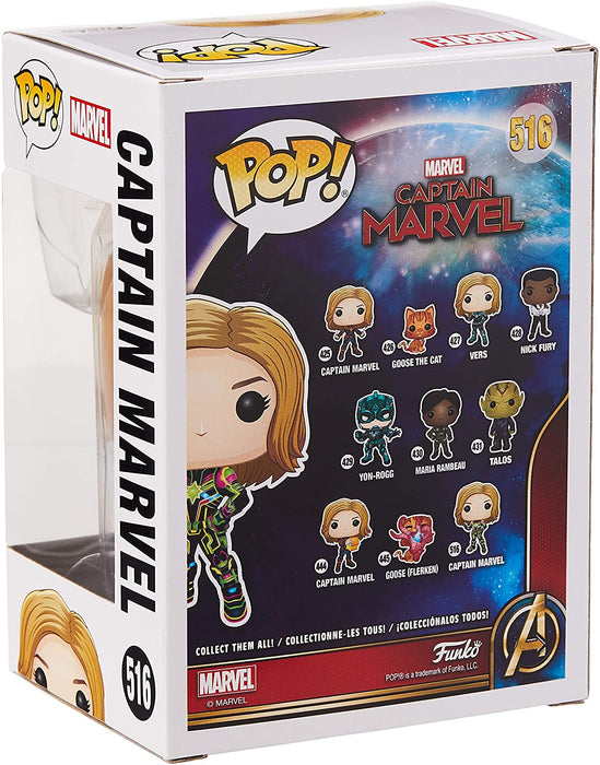 Marvel Captain Marvel w/Neon Suit Pop!
