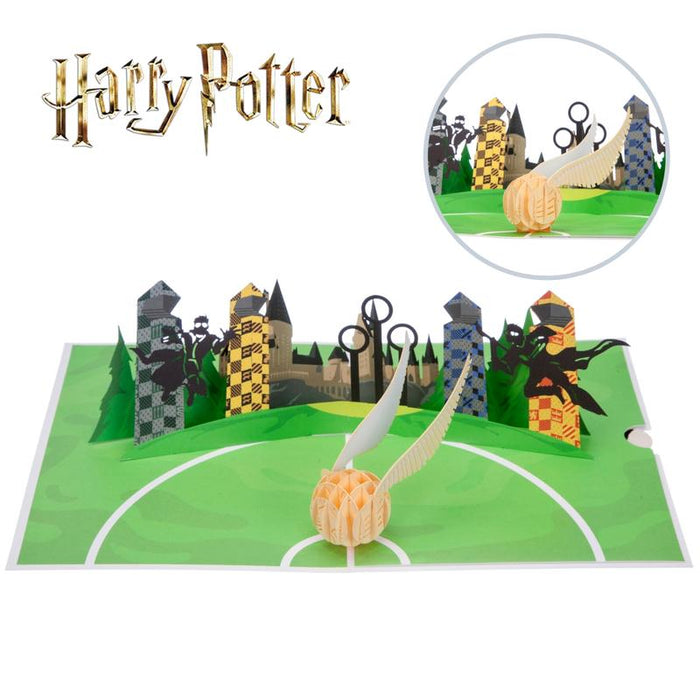 Harry Potter Golden Snitch Pop Up Card