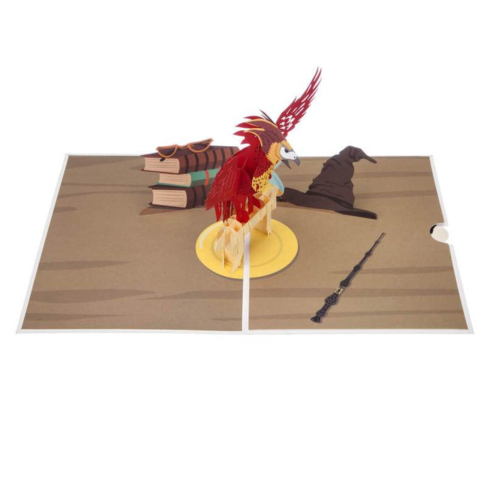 Harry Potter Fawkes Pop Up Card