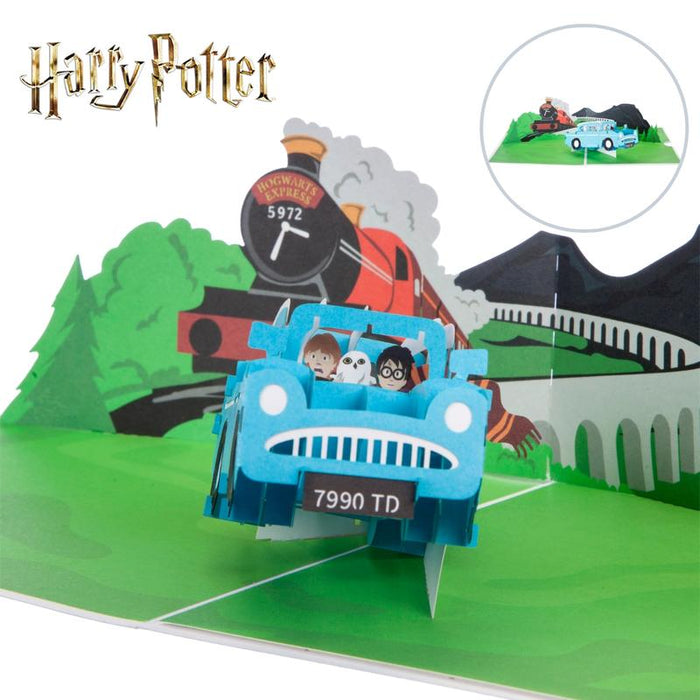 Harry Potter Ford Anglia Pop Up Card