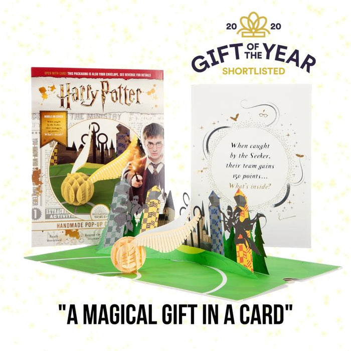 Harry Potter Golden Snitch Pop Up Card
